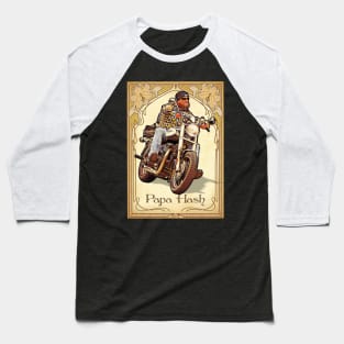 Papa Hash Apparel: Papa Hash Art Nouveau Baseball T-Shirt